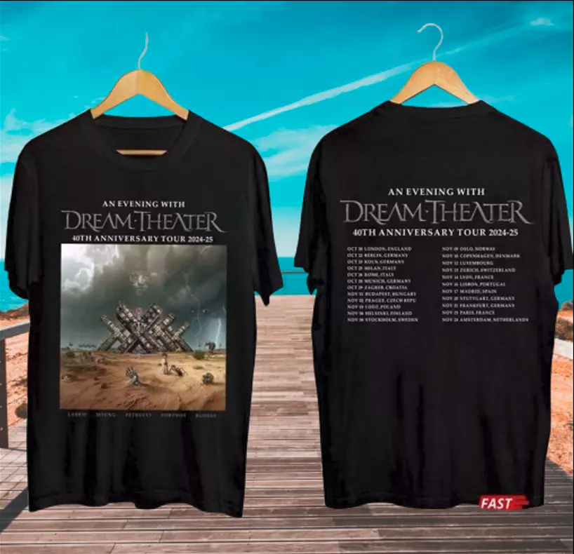 TSHIRT-Dream Theater 40th Anniversary Tour 2024-2025 Shirt