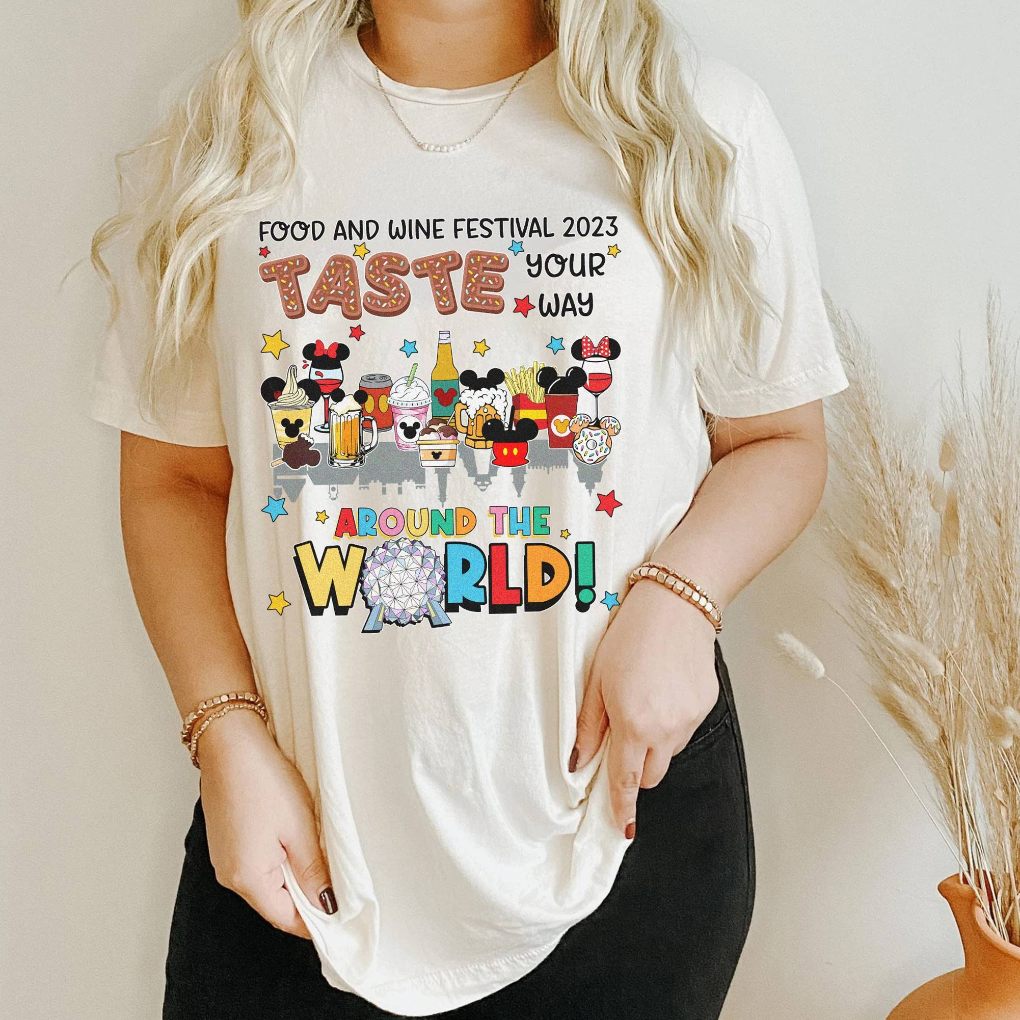 TSHIRTEpcot Food And Wine Festival 2024 Shirt, Mickey Snacks And
