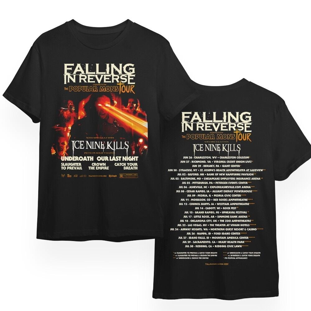Ice Nine Kills Graphic T-Shirt - Official Band Tee, 100% Cotton | Metalcore Merch, Concert, Casual Wear - View #2