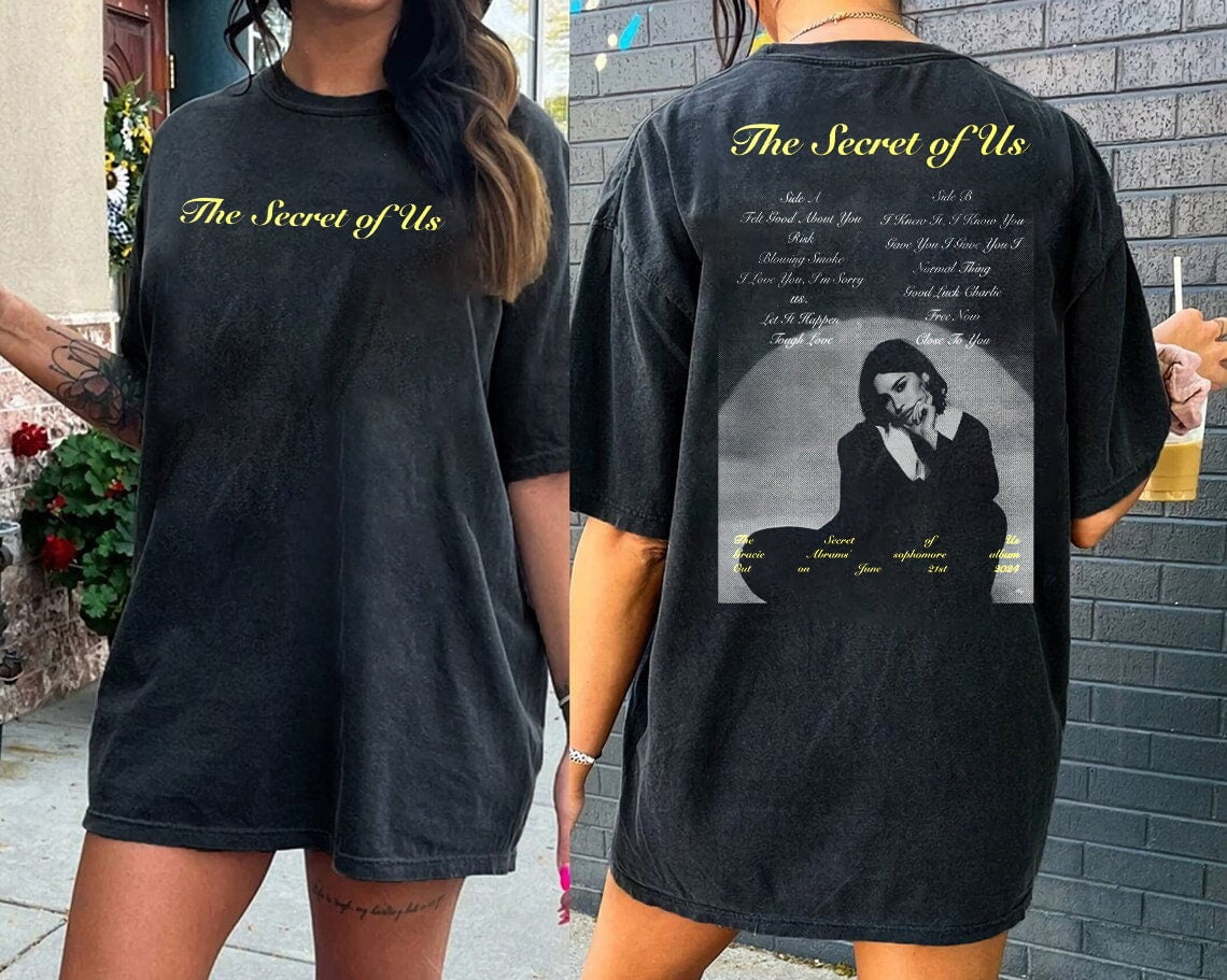 TSHIRT- Gracie 2Side Shirt, Gracie Abrams The Secret Of Us Tour 2024