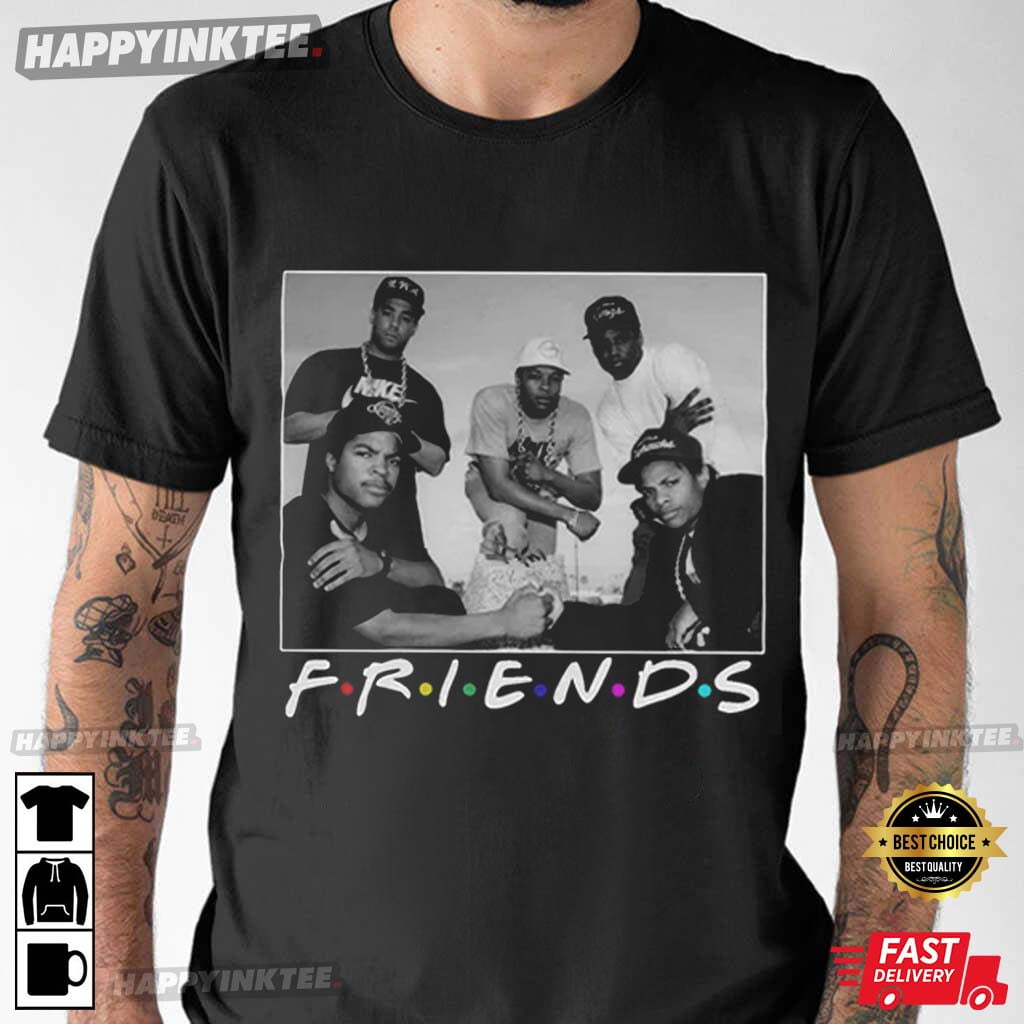 TSHIRT-Ice Cube Dr Dre Eazy-E DJ Yella MC Ren T-Shirt - Walmart.com