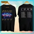 TSHIRTImagine Dragons Loom Tour 2025 Music Graphic TShirt