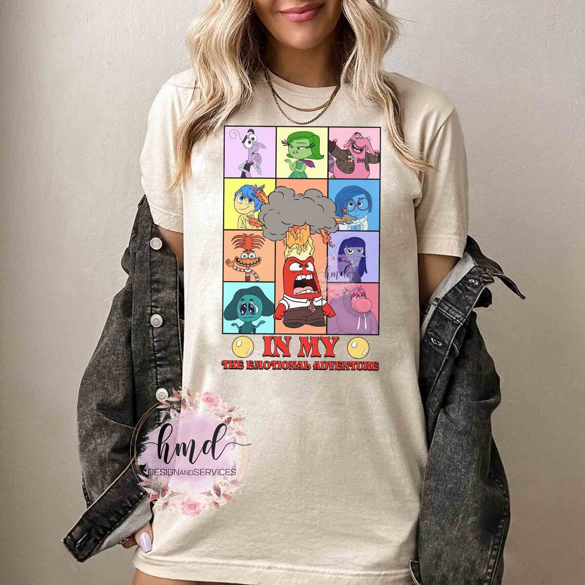 TSHIRTInside Out Characters In My Emotional Adventure Tshirt, Disney