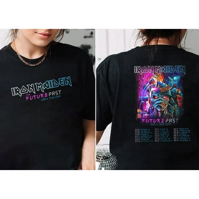TSHIRTIron Maiden The Future Past World Tour 2024 North American New