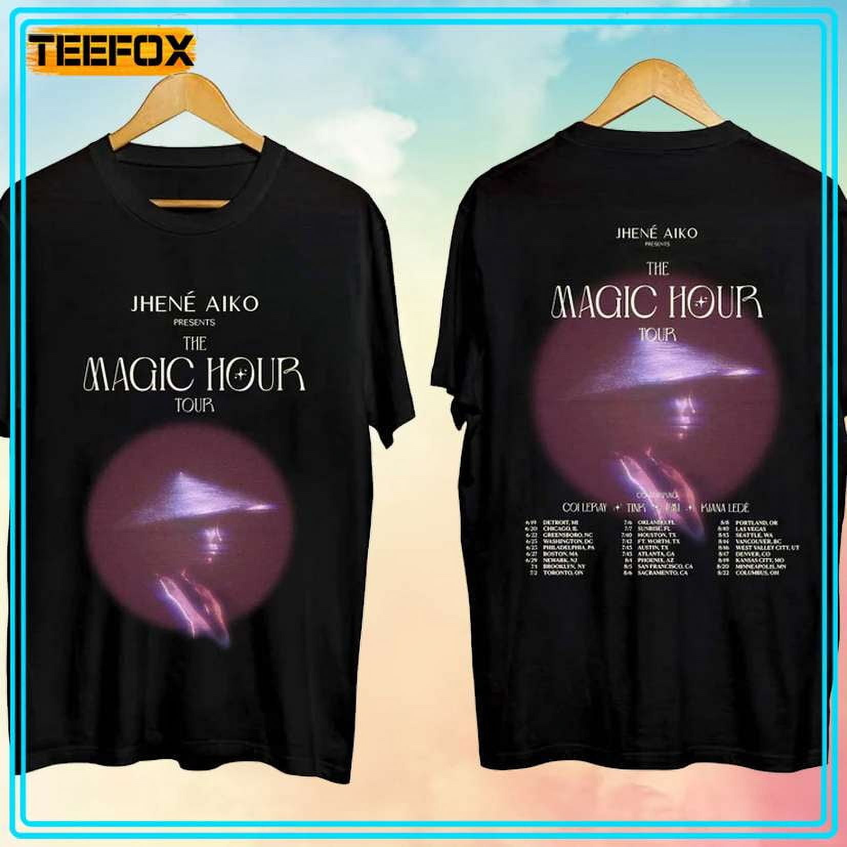 TSHIRTJhene Aiko The Magic Hour Tour 2024 Concert TShirt