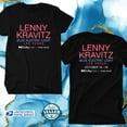 TSHIRTLENNY KRAVITZ BLUE ELECTRIC LIGHT LAS VEGAS TOUR 2024 Tshirt