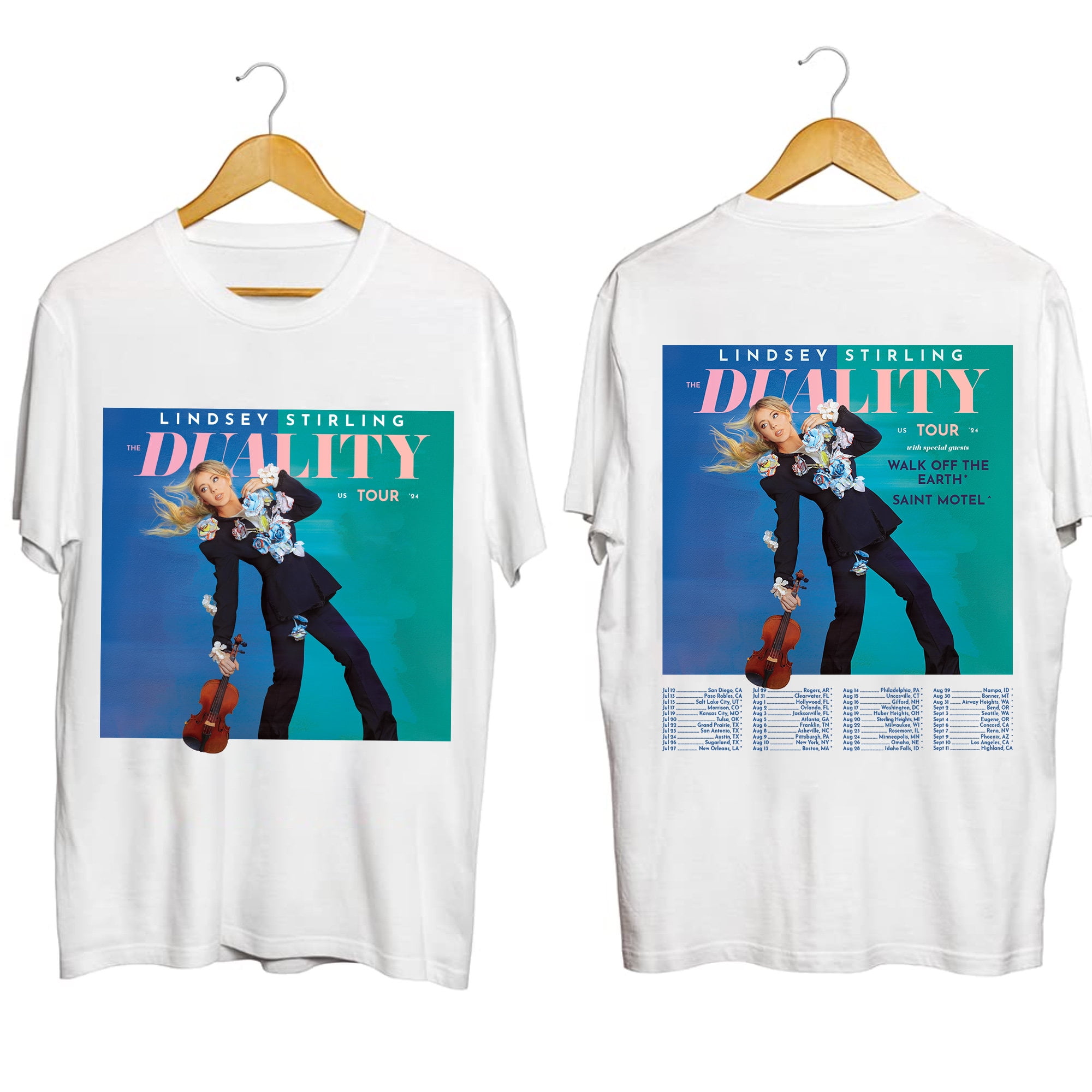 TSHIRTLindsey Stirling Duality Tour 2024 Shirt, Lindsey Stirling Fan