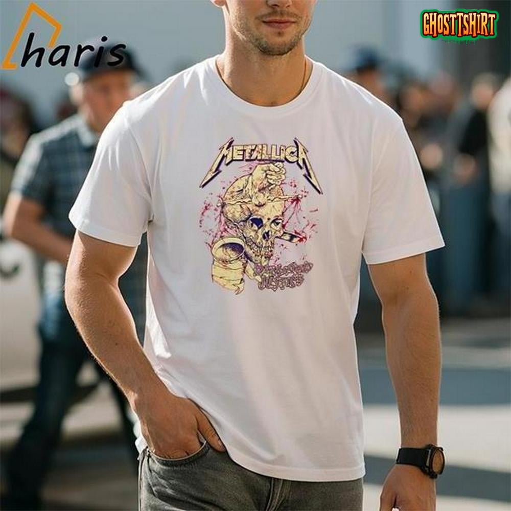 TSHIRTMetallica World Tour 2024 Music Unisex TShirt