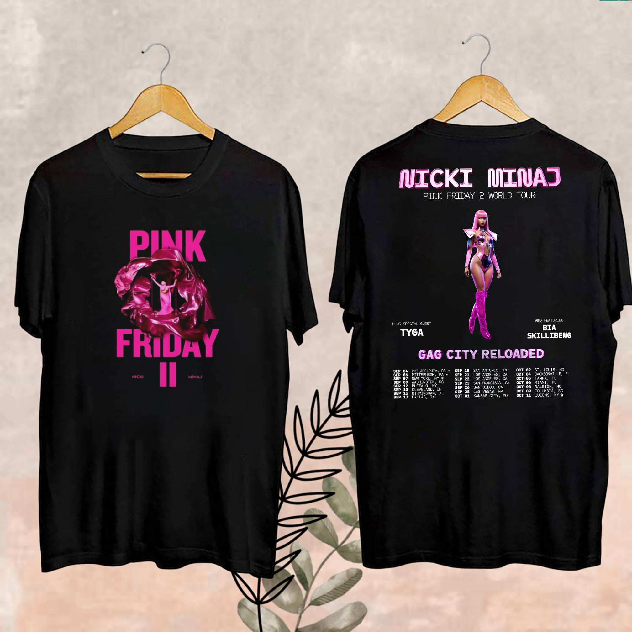 TSHIRT-Nicki Minaj Pink Friday 2 Shirt, Pink Friday 2 Nicki Minaj Tour