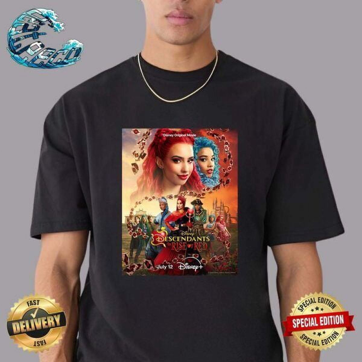 TSHIRT-Official New Poster For Descendants The Rise Of Red Releasing T ...