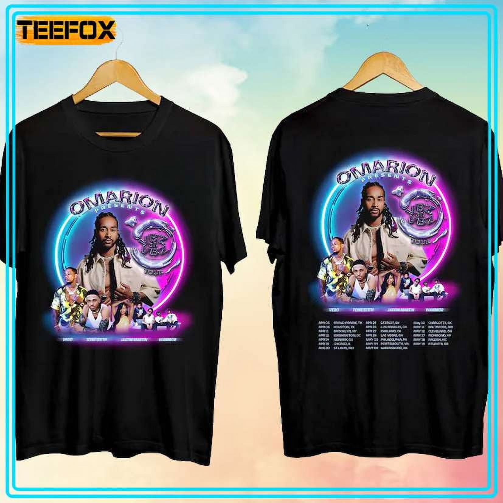 TSHIRTOmarion The Vbz On Vbz Tour 2024 Concert TShirt