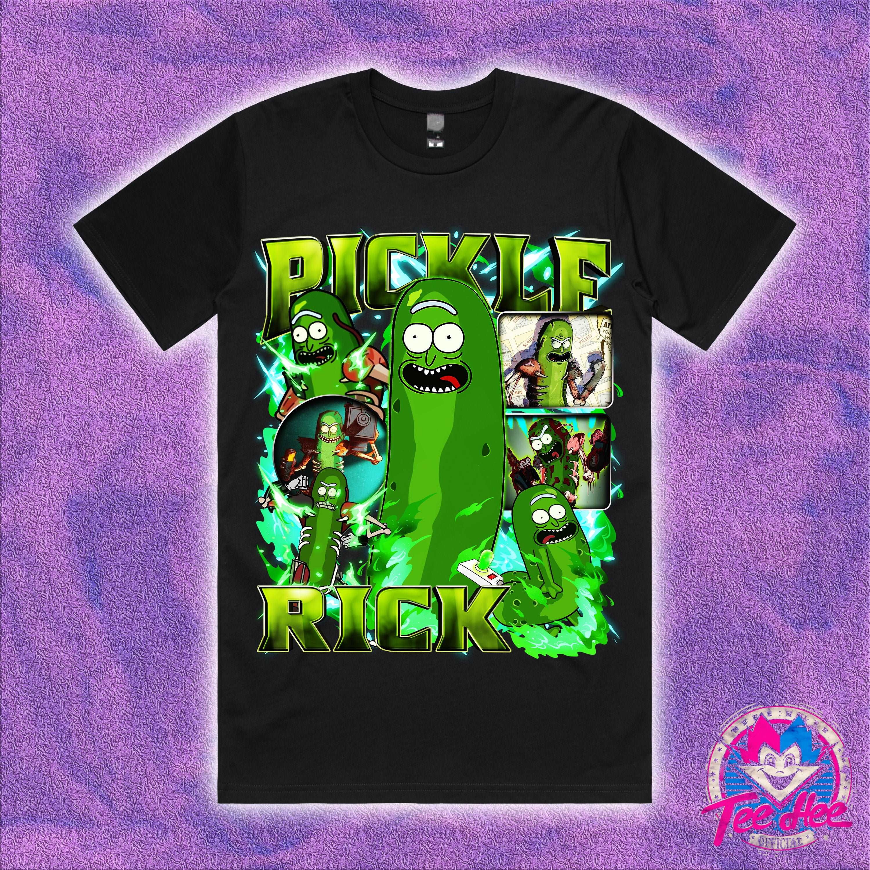 Men's Rick And Morty 'I'm Pickle Rick' T-Shirt | Officially Licensed Cotton Tee, Medium Black - View #4