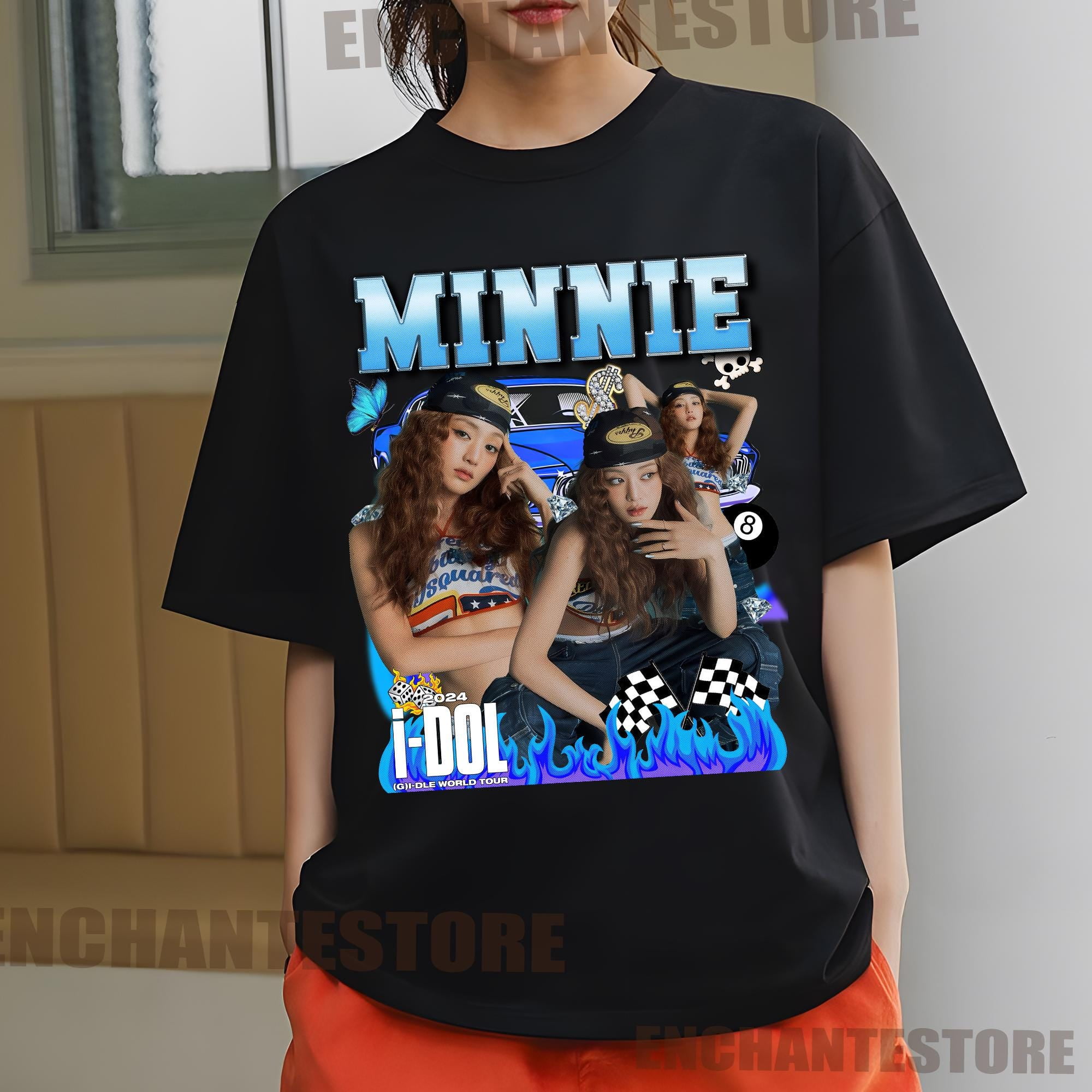 TSHIRT Retro G idle Minie Tshirt, Idol G idle Tour Shirt, 2024 Gidlle