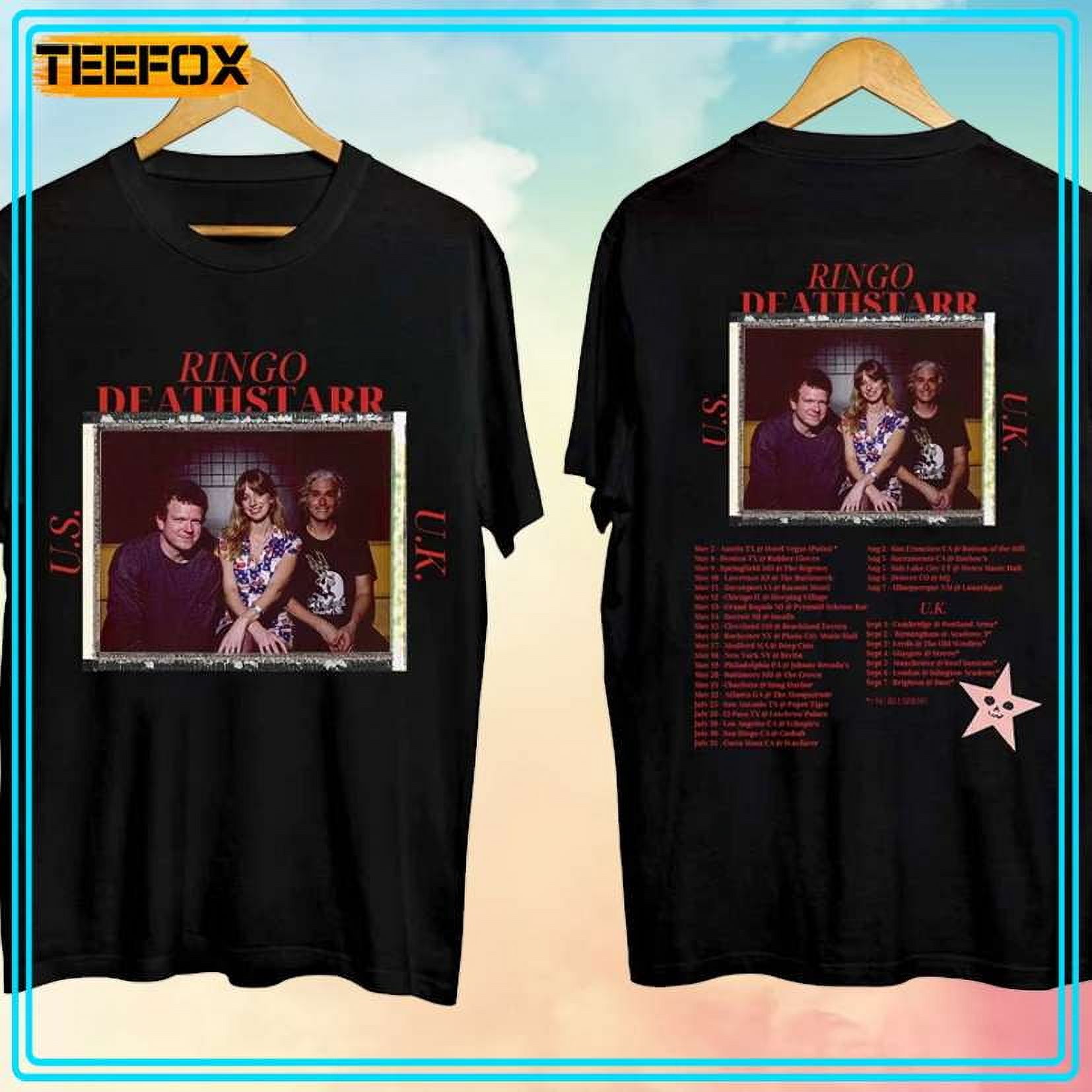 TSHIRTRingo Deathstarr US UK Tour 2024 Music TShirt