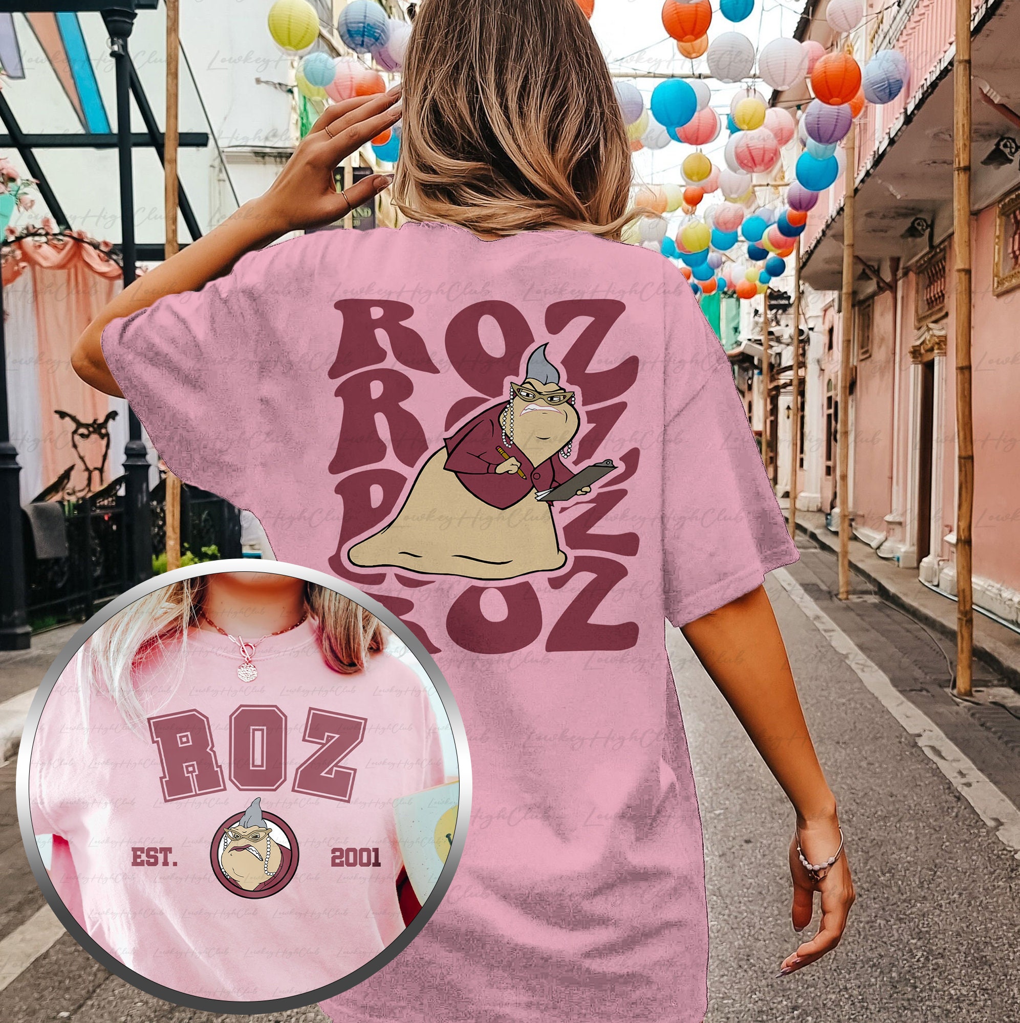 TSHIRT Roz Monsters Inc 2 Sided Shirt Monster University Shirt Mike TSHIRT Roz Monsters Inc 2 Sided Shirt Monster University Shirt Mike