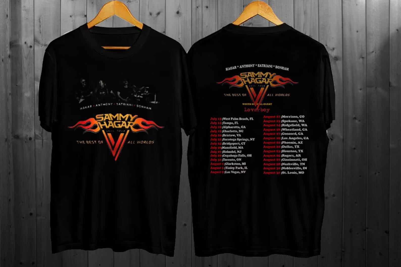 TSHIRTSALE The Best of All Worlds 2024 Tour Shirt The Red Rocker 2024