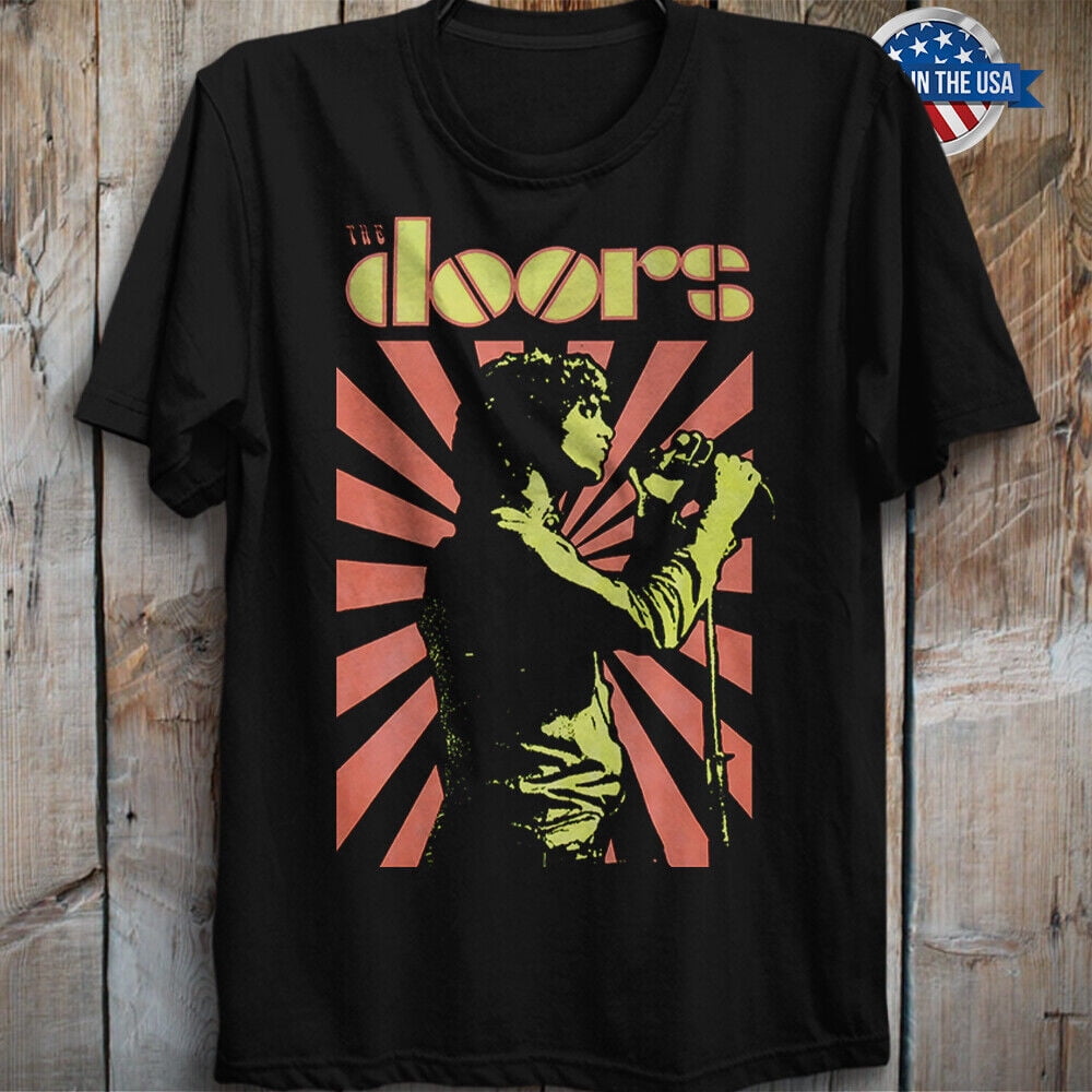 Tee Shirt Vintage Rock T-shirt The Doors L.A. Woman - Jim Morrison Vintage  - Coton 100% - Tailles S à XL - Produit Officiel Produit Officiel Doors, image size:1000x1000
