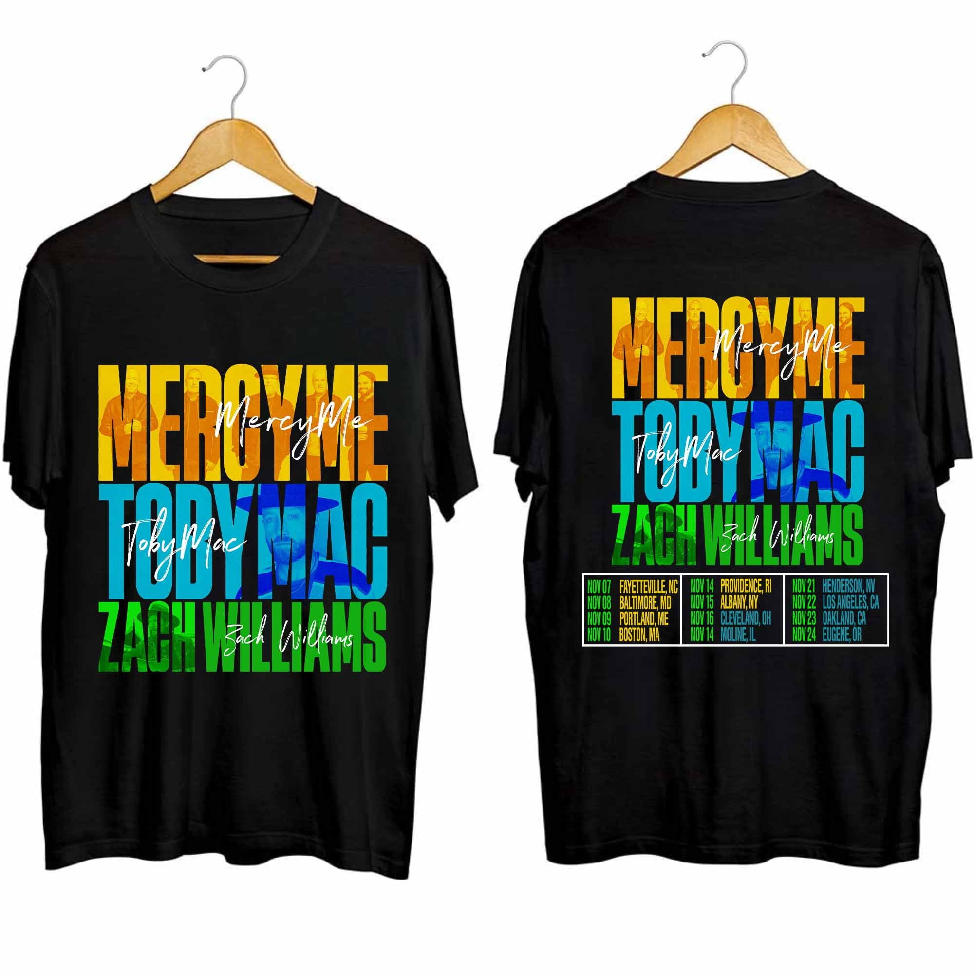 TSHIRTTobyMac, MercyMe and Zach Williams 2024 Tour Shirt, MercyMe