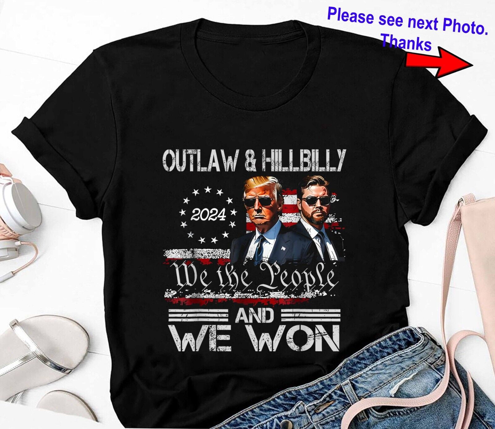 TSHIRTTrump Vance We Won Win Inauguration Day 2025 47th President