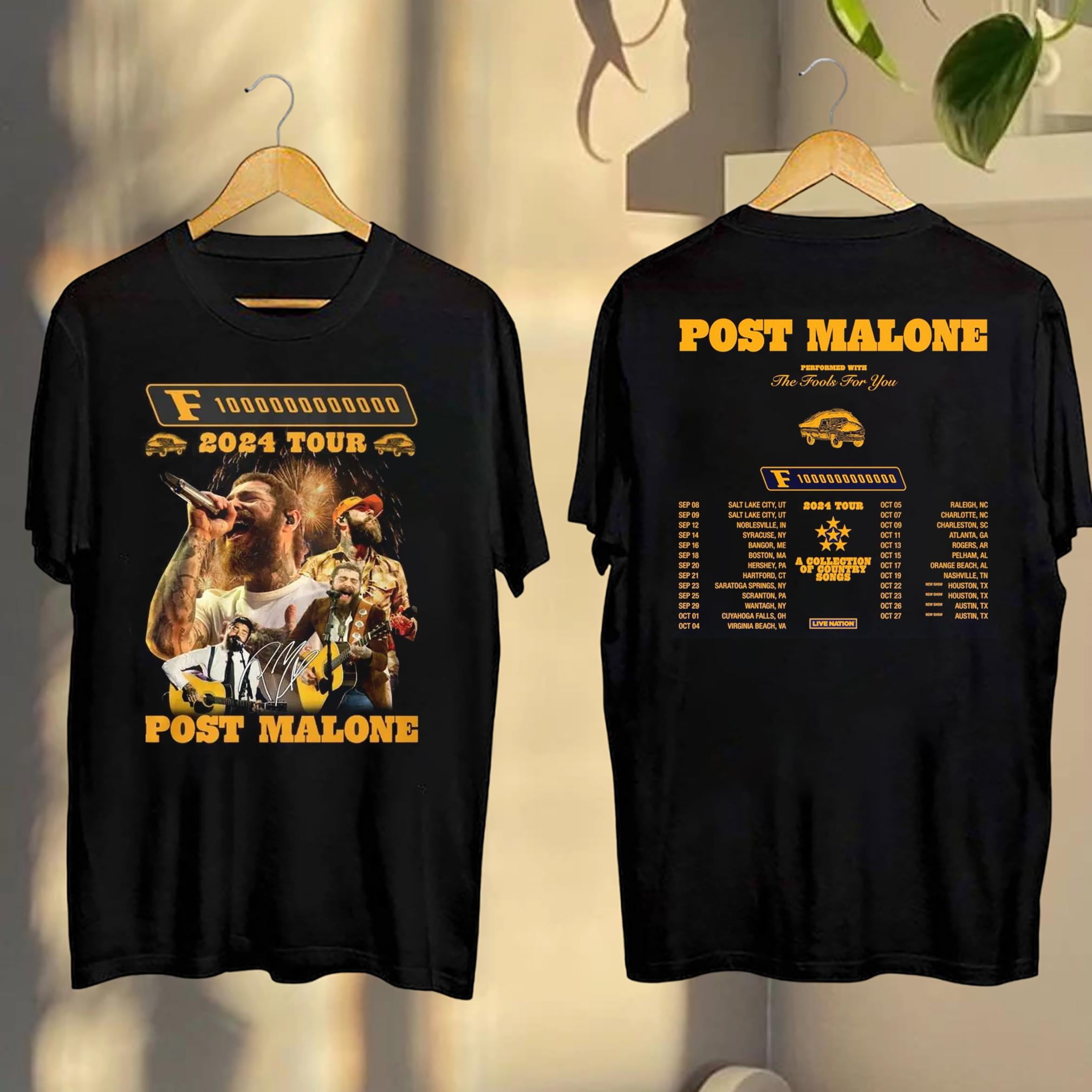 Post Malone 2025 Tour Merch Online 