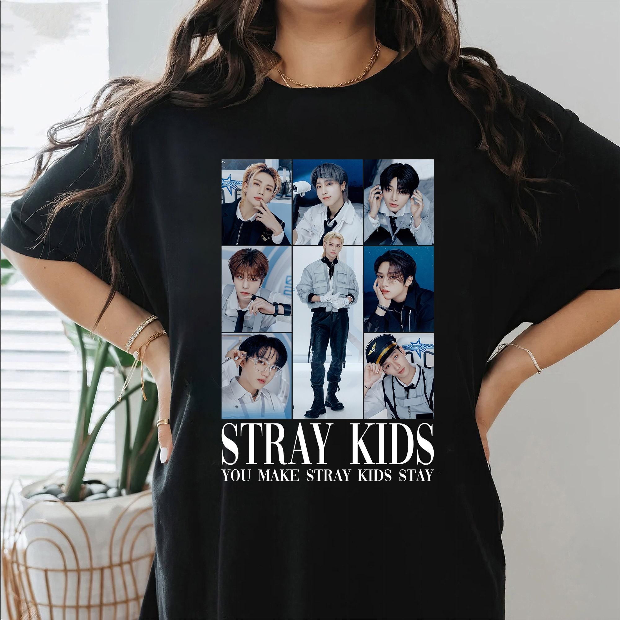TSHIRT-Vintage Stray Kids Kpop Shirt, Stray Kids Member Group Shirt ...