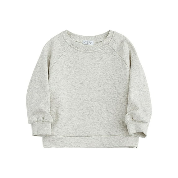 TSHXS 5T Boy Clothes Boys Clothes Size 5 Toddler Boys Clothes Print Round Neck Sweatshirt-Little Boy Fall Long Sleeve Top Light Gray 5-6 Years