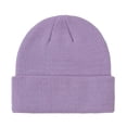 thumbnail image 1 of TSHXS Baby Hats Children Simple Solid Tone Rib Cuff Knit Hat Elastic Basic Beanie for Toddler Kid Cool Season, 1 of 9