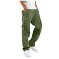 thumbnail image 1 of TSHXS Baggy Sweatpants Men Men'S Pants Men'S Casual Cargo Pants Workout Joggers Stretch Sweatpants Hiking Drawstring Pants With Multi Pockets XXXXL, 1 of 9