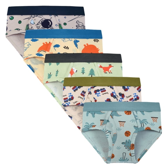 TSHXS Boys Boxers Size 8 Kids Underwear Boys Boys Cotton Boxer Briefs Toddler Kids Underwear 5 Pack