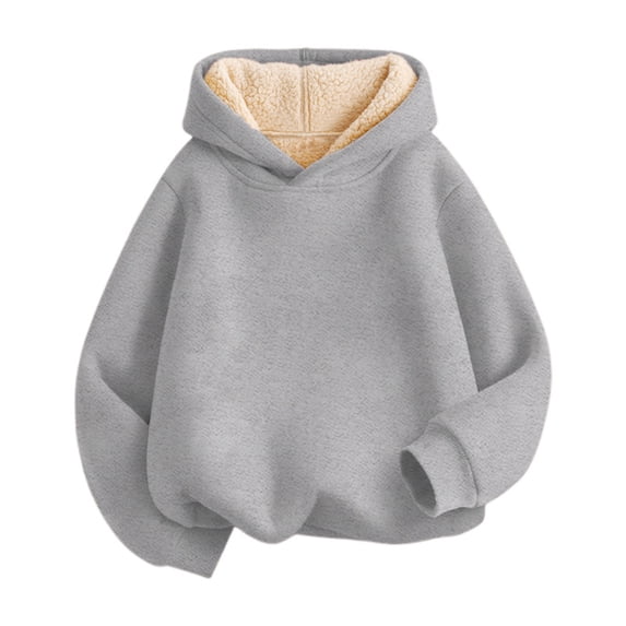TSHXS Boys Hoodie Toddler Boys Clothes Toddler Boys Clothes Print Round Neck Sweatshirt-Little Boy Fall Long Sleeve Top Grey 11-12 Years