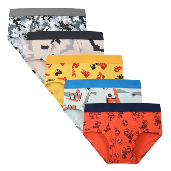 TSHXS Boys Size 6 Underwear Toddler Boy Underwear 4T Boys' Underwear Brethable Boxer Briefs Soft Lightweight 5-Pack