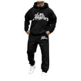 thumbnail image 1 of TSHXS Men Sweatsuits Sets Hoodie And Sweatpants Set For Men Mens 2 Piece Sweatsuit Outfits Hoodie Sweatshirt & Joggers Sweatpants Set Tracksuit M, 1 of 4