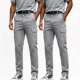 TSHXS Mens Cargo Pants Belt Loop Design Hiking Pants Men Durable Daily ...