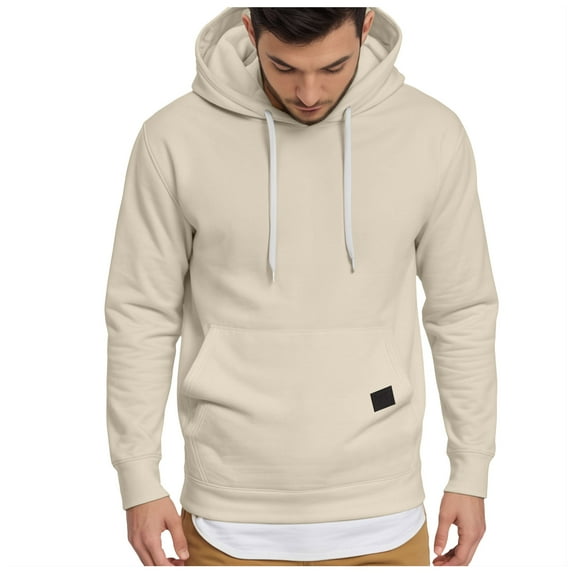 TSHXS Mens Hoodie Men'S Sweatshirts And Hoodies Mens Fashion Athletic Hoodies Sport Sweatshirt Solid Color Pullover M