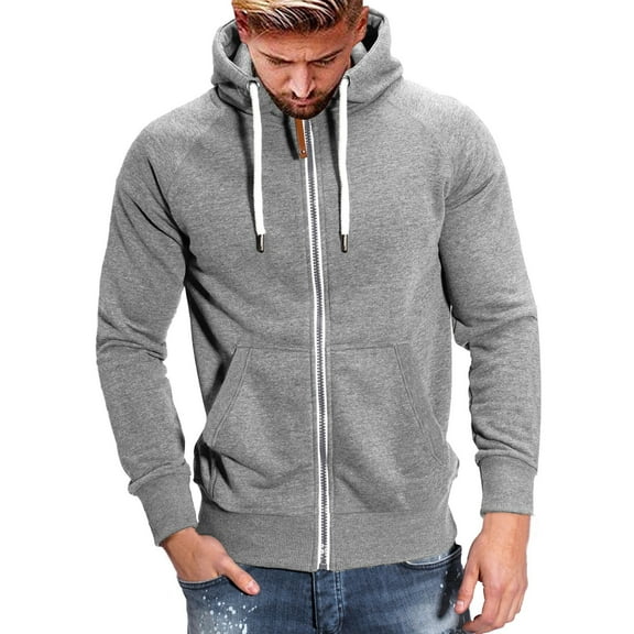 TSHXS Mens Hoodies Graphic Hoodies For Men Men'S Cotton Lightweight Casual Pullover Drawstring Hoodie With Pocket Grey XL