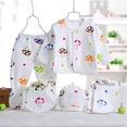 thumbnail image 1 of TSHXS Ropa De Bebe NiñA Newborn Baby Clothes Set Soft Cotton Infant Outfit for Safe Wear(0-3 Months,D), 1 of 2