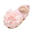 thumbnail image 1 of TSHXS Sandals Girls Sandals For Kids Toddler Girls Sandals Soft Flat Shoes Summer Girl Shoes Pink 0-6 Months, 1 of 7