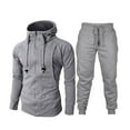 thumbnail image 1 of TSHXS Sweat Suits Men 2 Piece Sets For Men Mens 2 Piece Sweatsuit Outfits Hoodie Sweatshirt & Joggers Sweatpants Set Tracksuit L, 1 of 2