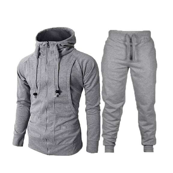 TSHXS Sweats For Men Hoodie And Sweatpants Set For Men Mens 2 Piece Sweatsuit Outfits Hoodie Sweatshirt & Joggers Sweatpants Set Tracksuit XXXL