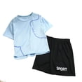 thumbnail image 1 of TSHXS Toddler Boy Short Sets 3T Boy Clothes Toddler Boy Summer Clothes Outfits Kids Short Sleeve Shorts Set, 1 of 3
