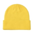 thumbnail image 1 of TSHXS Toddler Hat Children Simple Solid Tone Rib Cuff Knit Hat Elastic Basic Beanie for Toddler Kid Cool Season, 1 of 9