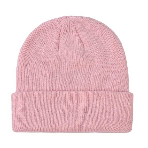 TSHXS Toddler Hat Children Simple Solid Tone Rib Cuff Knit Hat Elastic Basic Beanie for Toddler Kid Cool Season