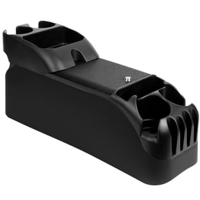 TSI Locking Center Console for Minivans, SUVs, Middle Van Console, Black, Height 11.5"