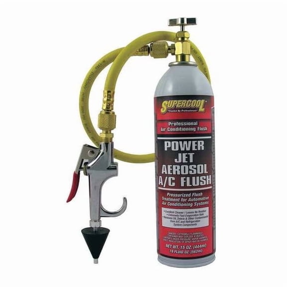 TSI Supercool Power Jet Aerosol A/C Flush Kit, 4 Pieces