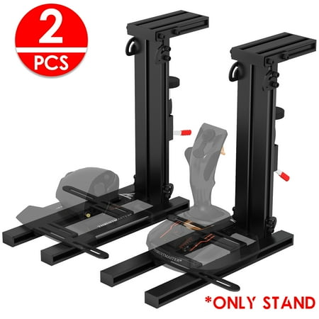 TSJUN 2PCS Foldable Flight Joystick Stand Desk Mounted for Logitech X56/X52/X52 Pro, Flight Game Joystick for Thrustmaster T Flight HOTAS/T. 16000M FCS HOTAS VPC WARBRD VKB Gunfighter Stick