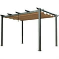 thumbnail image 1 of TSKER Outdoor Retractable Pergola with Weather-Resistant Sun Shade Canopy, Aluminum Pergola Gazebo for BBQ, Party, Wedding, Patio, Backyard, Deck, Garden, 1 of 6