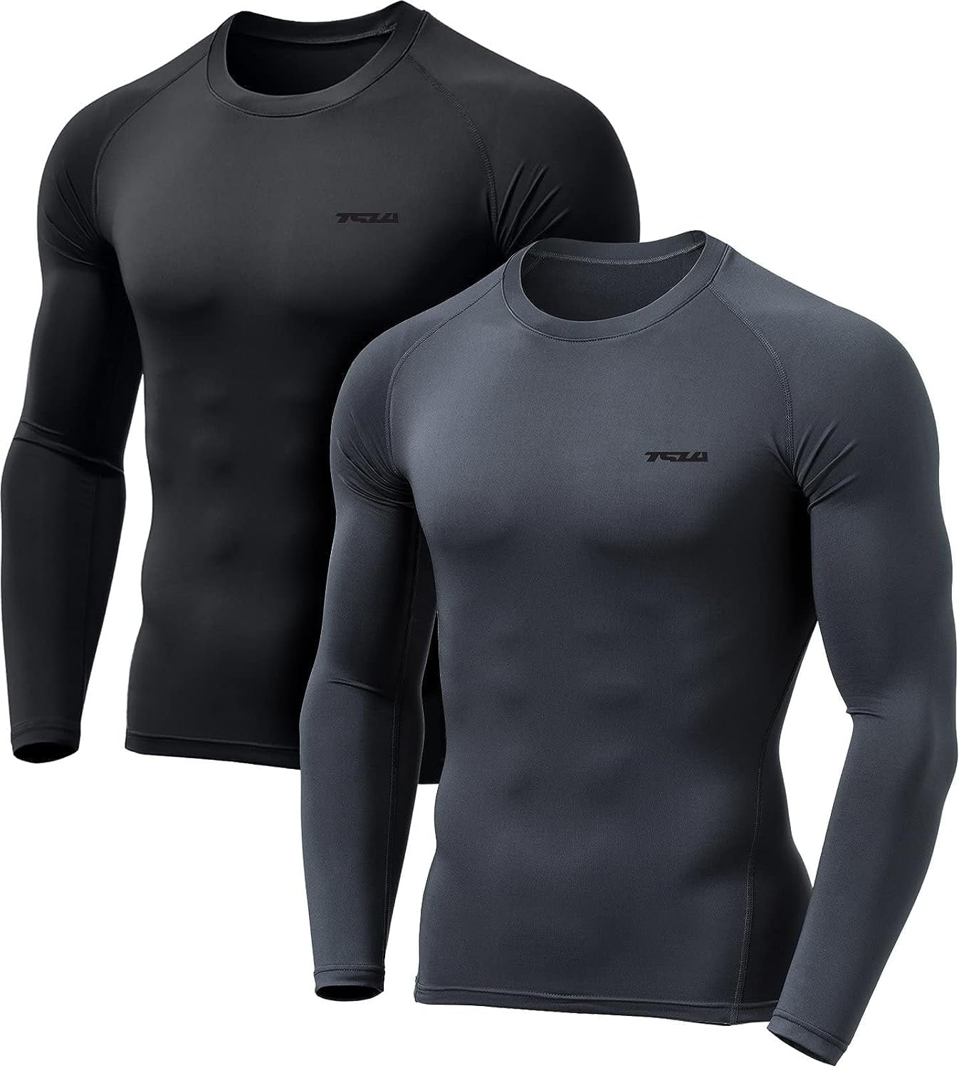 Men Thermal Flecce Long Sleeve Compression Shirts Athletic Base Layer Top  Winter Male Gear Running T-Shirt