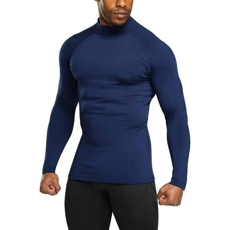 Tesla men's thermal wintergear compression baselayer long sleeve top sale