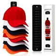 thumbnail image 1 of TSOMEI Hat Storage Organizer Wall Mounted Hat Organizer for Baseball Caps Hat Rack 1Pcs Black, 1 of 7