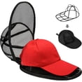 thumbnail image 1 of TSOMEI Hat Washer Hat Cleaning Rack Foldable Washing Hat Cage Mesh Hat Cleaner 1 Pack Black, 1 of 8